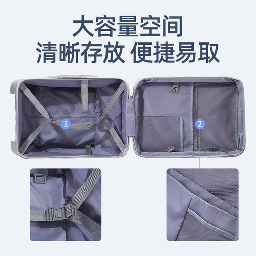 格灵童儿童拉杆箱懒人遛娃万向轮可坐可骑行李箱20寸旅行登机箱 - 图1