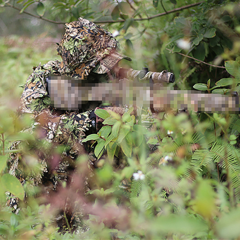 吃鸡装备树林仿生迷彩三D吉利服披风观鸟伪装服透气便利配收纳袋,淘宝优惠券,粉丝福利购,淘宝优惠卷