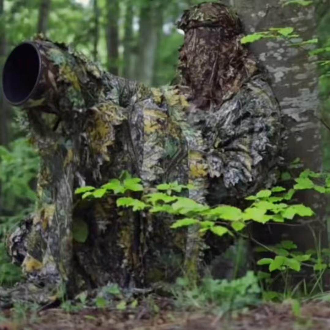 吃鸡装备树林仿生迷彩三D吉利服披风观鸟伪装服透气便利配收纳袋,淘宝优惠券,粉丝福利购,淘宝优惠卷