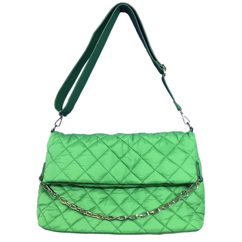 nobag原创高级感2021新款秋冬裥棉菱格链条包羽绒棉斜跨包大容量,淘宝优惠券,粉丝福利购,淘宝优惠卷