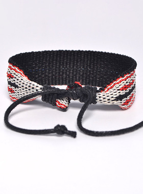 原创手工编织手链几何图形 2025新款男女学生百搭个性可调节手绳