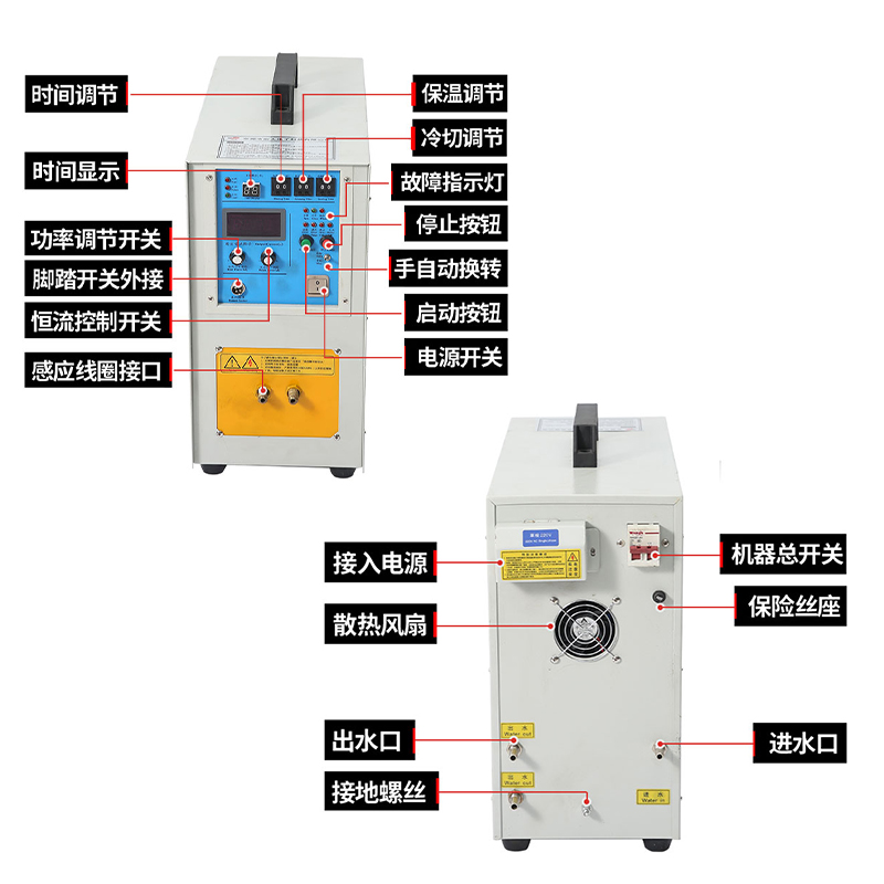 高频加热机熔炼淬火锻造焊接小型超音频中频退火炉 - 图2