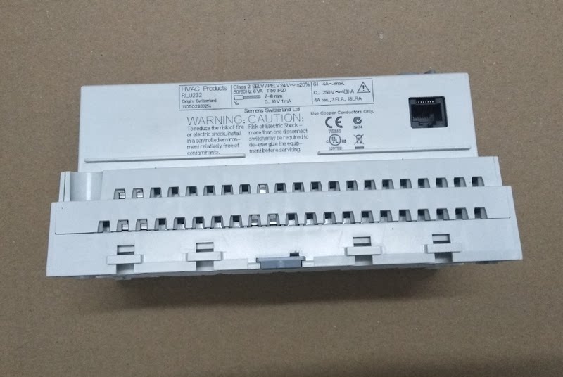 议价拆机西门子楼宇温度控制器PLC RLU232 RWD60功能正常议价-图0