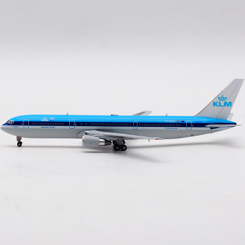 现货1:400 KLM荷兰航空 B767-300ER PH-BZK客机模型 XX4992合金-图1