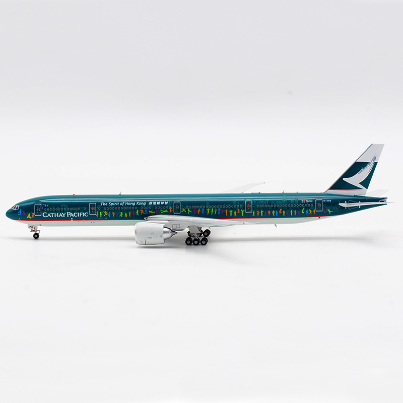 现货:1:400国泰航空 B777-300ER B-KPB客机模型 WB4014香港精神-图1