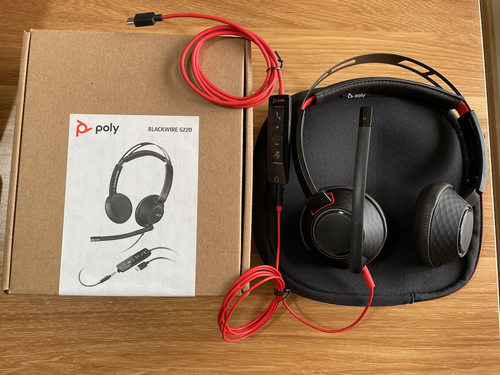 Plantronics 缤特力 POLY blackwire C5210 C5220 USB头戴式耳机 - 图1