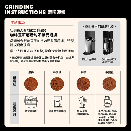 乔治队长粉象意式拼配精品咖啡豆浓缩美式拿铁新鲜浅烘可磨粉454g - 图1