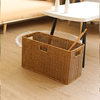 Coffee table TV cabinet drawer cleaning basket