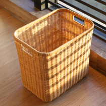 Kens Imitation Vine-knitted Bathrooms Dirty Laundry Containing the hotel Mind Dirty Laundry Basket Nordic Wind-Like Board Room Laundry Basket