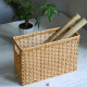 Kens living room books and newspapers imitation vine red wine car storage basket