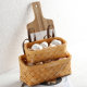 Kens ginger and garlic storage woven kitchen wall-mounted basket