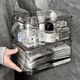 Cosmetics storage box with large capacity for skin care products and facial masks