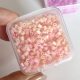 Transparent compartment large capacity bean beads storage box