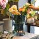 Acrylic transparent French flower bucket for home use