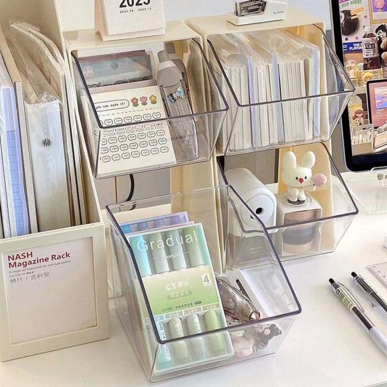 Ins desktop tea bag storage box coffee milk tea office