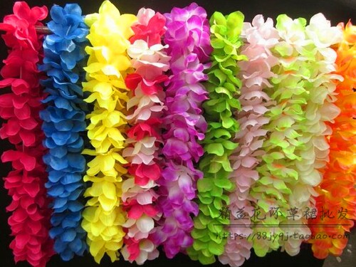 弹力性皮筋操花环绳道具钢丝花环绳运动会花环课间操松紧花绳舞蹈 - 图3