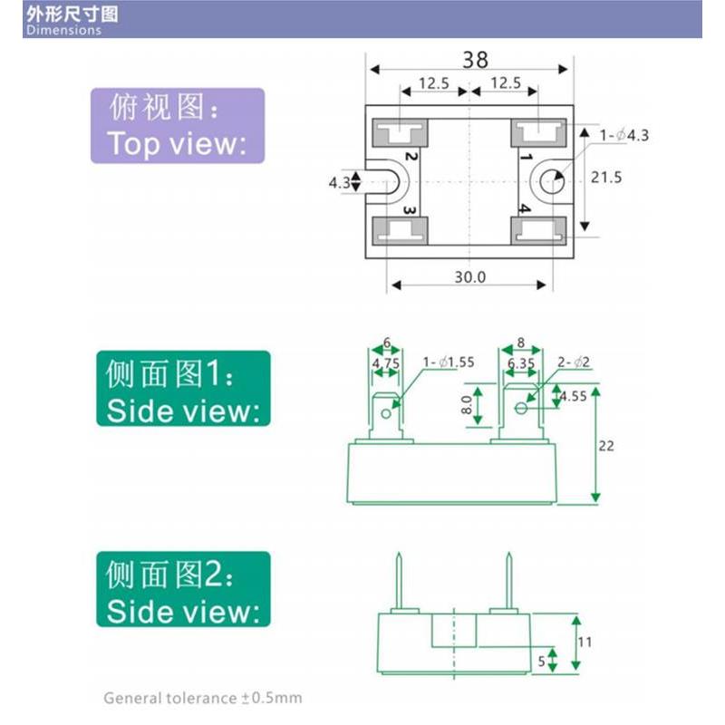 点焊机可控硅模块BTA41A.228小型20A25A80A100A115A60A.228加热器 - 图2