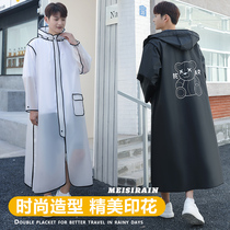 2022 new raincoat electric car male and female long body anti-rainstorm battery Moto ride special rain cape thickened