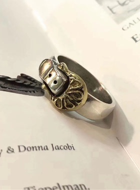 YUTU原创设计款S925银皮带系列情侣对戒指百搭个性时尚礼品男女款