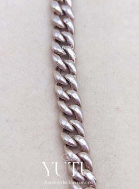 YUTU原创设计S925银编织项链时尚轻奢个性气质简约百搭