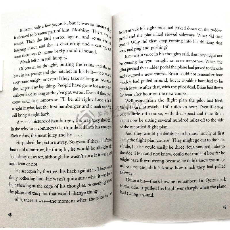 现货 手斧男孩 英文版原版小说 Hatchet 1020L 纽伯瑞奖作品 外文书籍 儿童文学 青少年课外读物 一个小男孩和一把手斧的荒野生存,淘宝优惠券,粉丝福利购,淘宝优惠卷