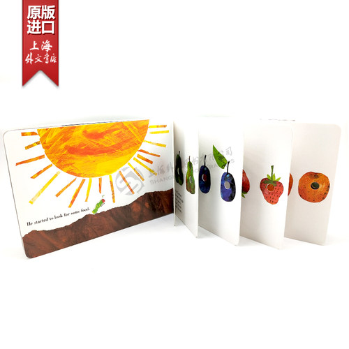 好饿的饥饿的毛毛虫 绘本洞洞书 0-3岁英文原版绘本The Very Hungry Caterpillar 纸板书eric carle艾瑞卡尔 幼儿启蒙英语绘本阅读 - 图1