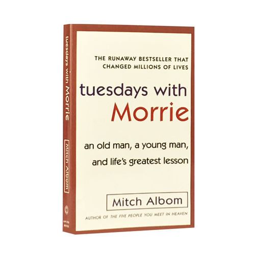 相约星期二英文原版小说书籍Tuesdays with Morrie十四堂星期二的课Mitch Albom人生哲理课 可搭夏洛的网单词的力量 外文书店 - 图0