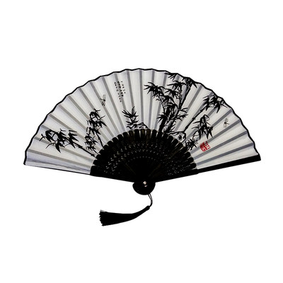 扇子折扇女士中国风汉服流苏夏季扇随身复古风折叠儿童舞蹈小竹扇 虎窝淘