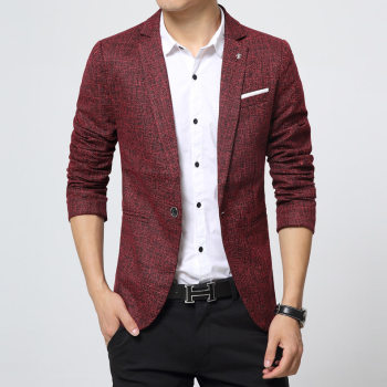 ລາຄາຜ່ອນຜັນ Spring and Autumn Casual Small suits New Korean Style Men's Fit suits large size Jacket Single suit