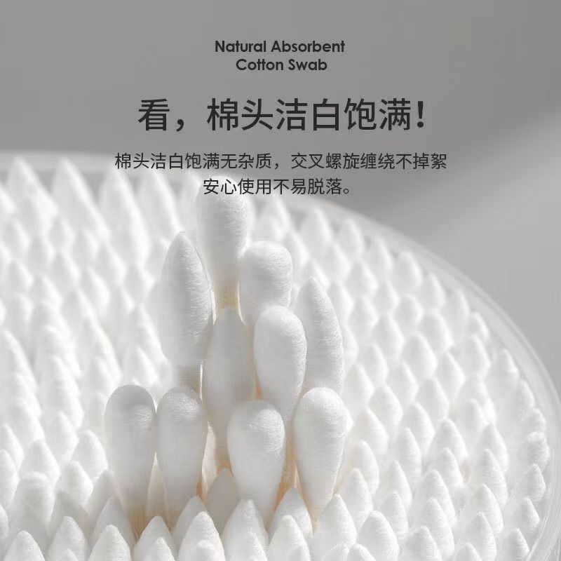 柔棉密语一次性棉签棒掏耳化妆用清洁棉棒双头化妆家用掏耳朵挖耳_柔棉密语工厂店_彩妆/香水/美妆工具-第2张图片-提都小院