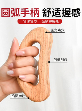 带脉推板疏通经络刮痧