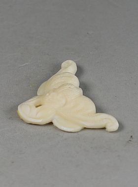 [原创]鲨鱼牙尖齿手工雕刻福在眼前小吊坠 迷你个性挂件 楼叔孤品