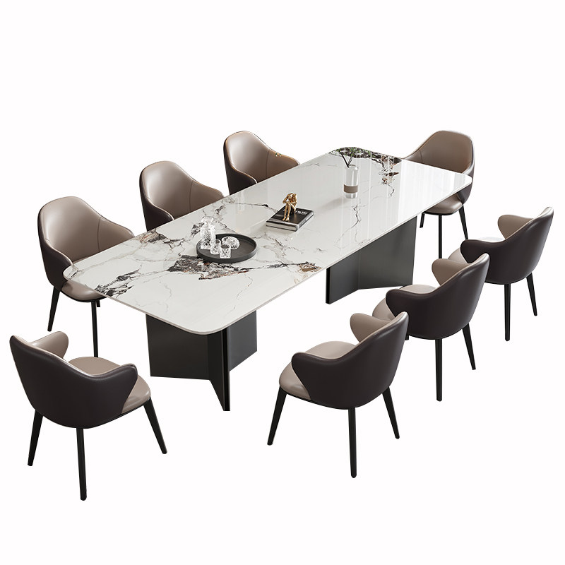 潘多拉岩板餐桌轻奢高端简约现代长方形家用饭桌意式餐桌椅子组合,淘宝优惠券,粉丝福利购,淘宝优惠卷