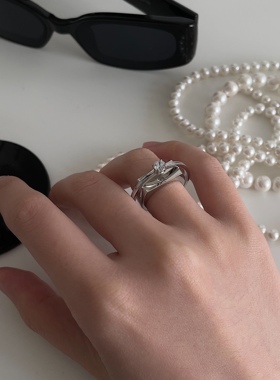 不规则高级感铜戒指小众设计