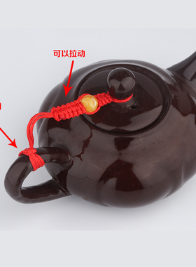 绳子锐鹏紫砂壶盖陶瓷茶杯通用