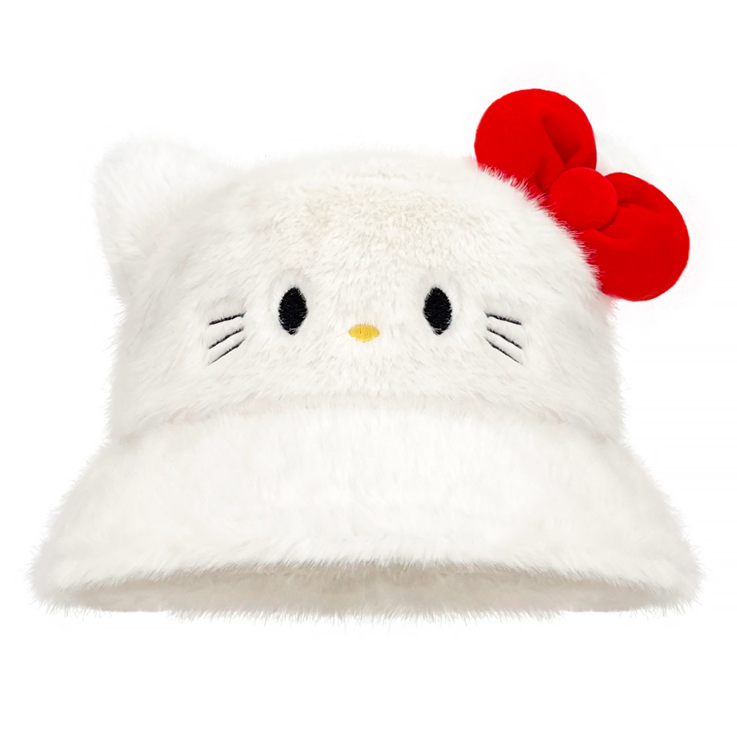 韩系卡通可爱KT猫毛绒渔夫帽子女秋冬学生甜美保暖护耳显脸小盆帽,淘宝优惠券,粉丝福利购,淘宝优惠卷