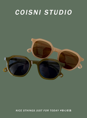 韩国ins方形墨镜女夏季出游防晒