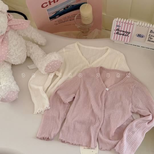 女童透气防晒衣2025夏季新款宝宝洋气百搭开衫外套女孩长袖上衣薄