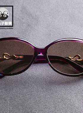 小生老石妈妈款水晶眼镜石头镜