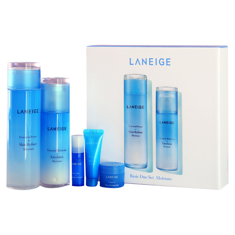 熙妈香港站韩国兰芝水乳水库凝肌2件套装补水保湿滋润清爽护肤水乳护肤套装3