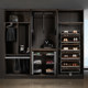 Higold wardrobe pull basket clothing storage box leather basket