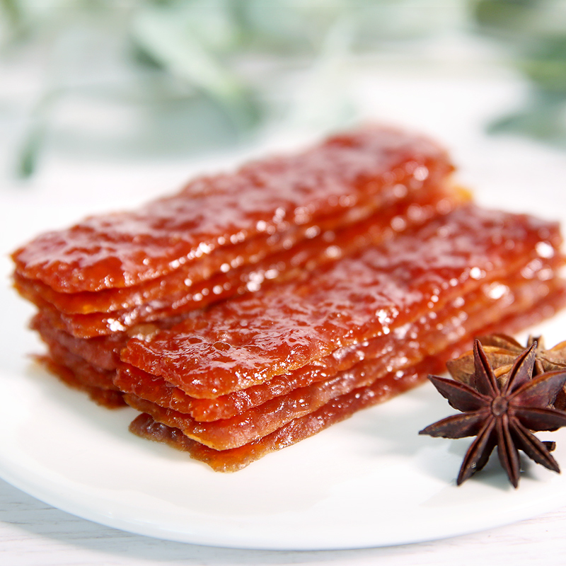 宏香记旗舰店宏香记 长条蜜汁XO酱猪肉脯400g福建零食肉干猪肉小吃独立小包装3