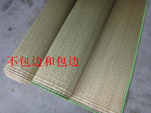 夏季天然草席1.8双人床1.5米蔺草席子学生宿舍0.9m老式凉席 - 图0