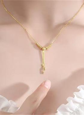 越南沙金七夕连理枝项链女款网红爆款轻奢小众高级感锁骨链送女友