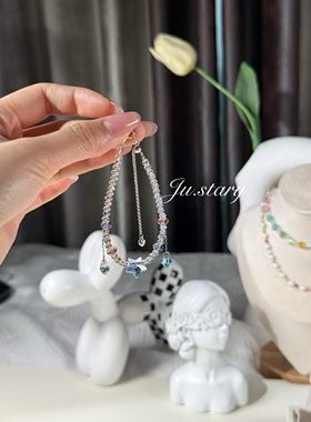 原创设计爆闪施华洛星星手链超吸眼球不撞款超美