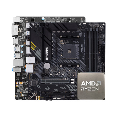 AMD锐龙5 5500X3D/5600/GT散片华硕550M重炮手微星主板CPU套装板U - 图3