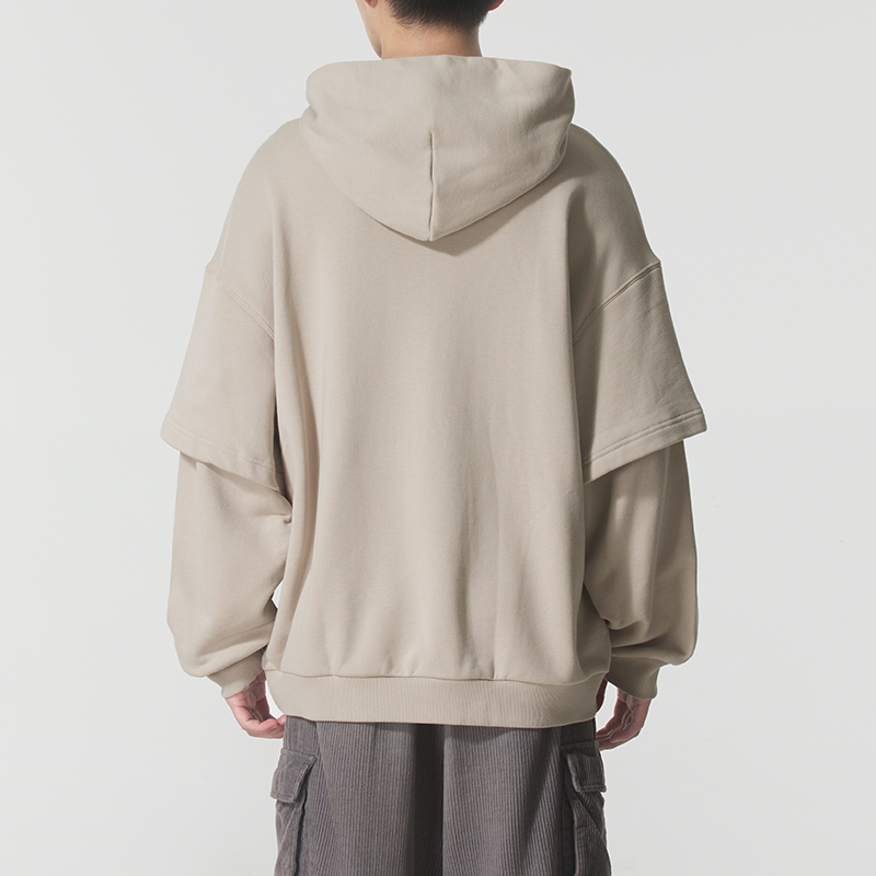 阿迪达斯三叶草男装2025秋季新款毛圈布运动连帽卫衣套头衫KC2608 - 图1