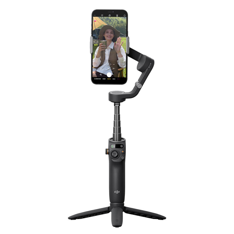 大疆OM6 DJI osmo mobile 6手持云台稳定器三轴增稳防抖智能跟随可伸缩自拍杆拍摄神器大疆云台手机稳定器-图3