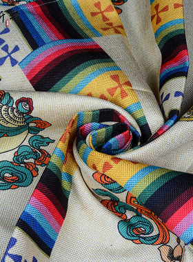 欧斯特门帘中式风布艺装饰