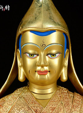 铜全鎏金居家装饰铜像摆件